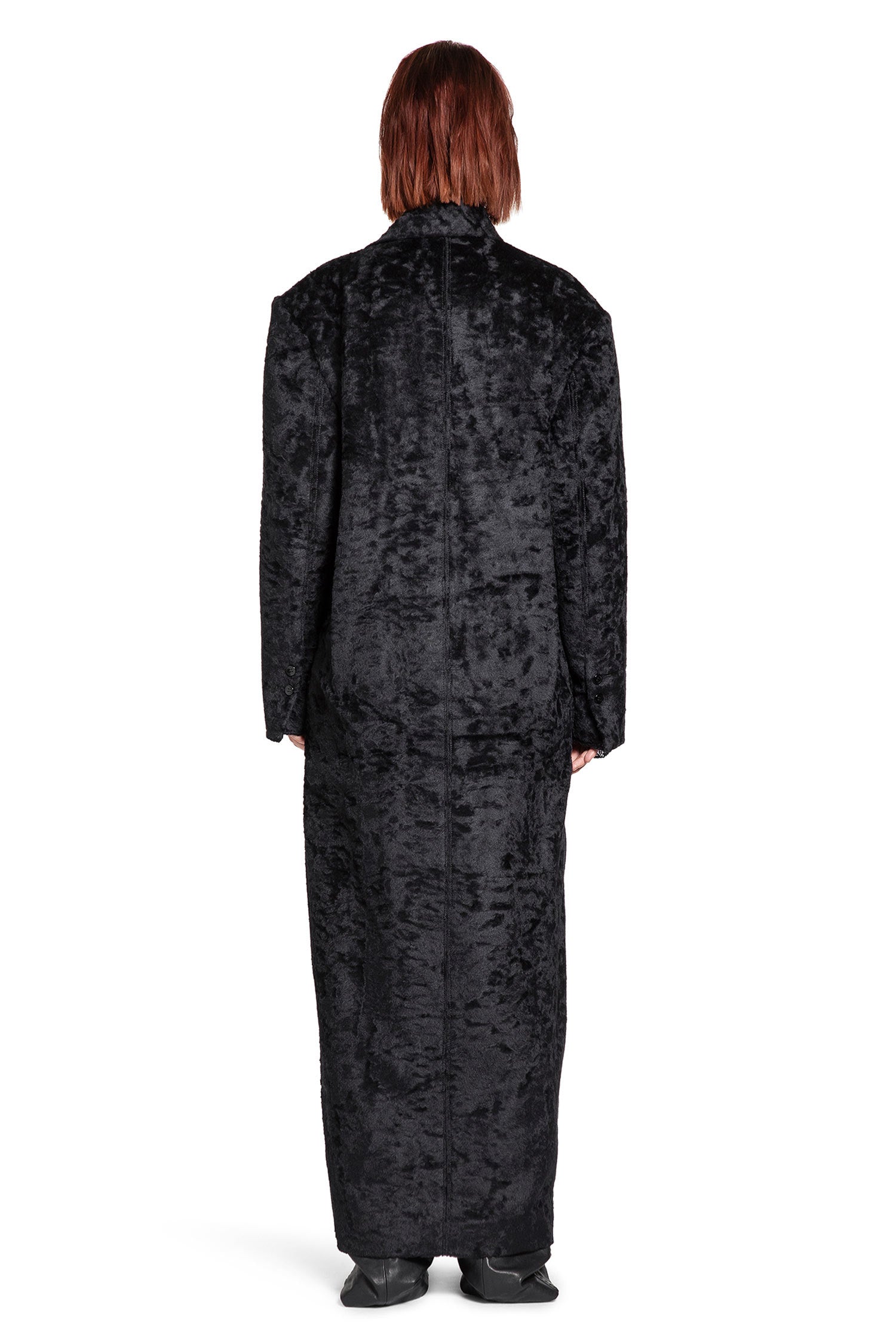 Brushed Wool Coat