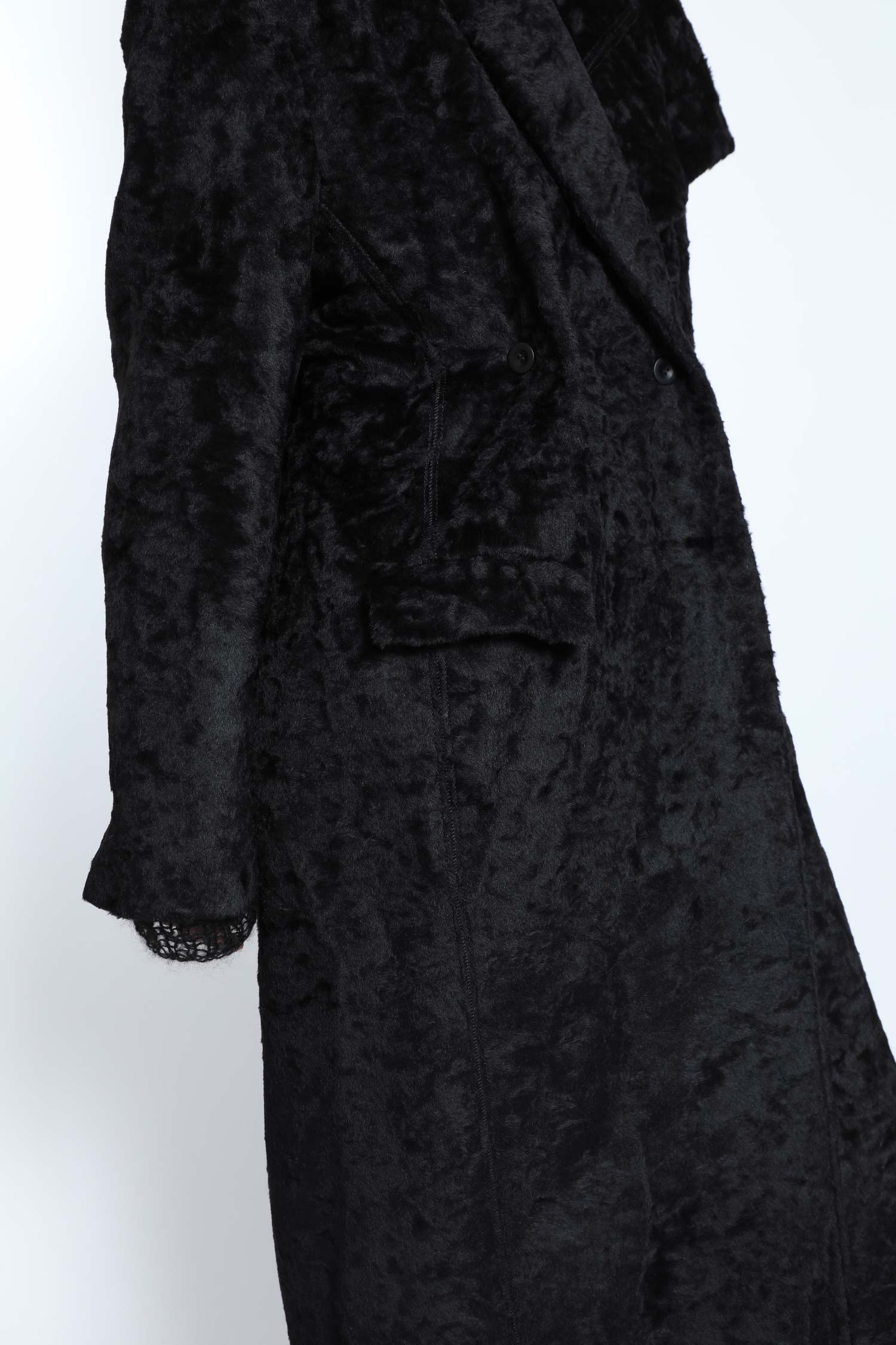 Brushed Wool Coat