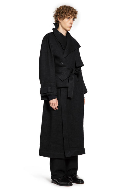 Asymmetric Alpaca Silk Coat
