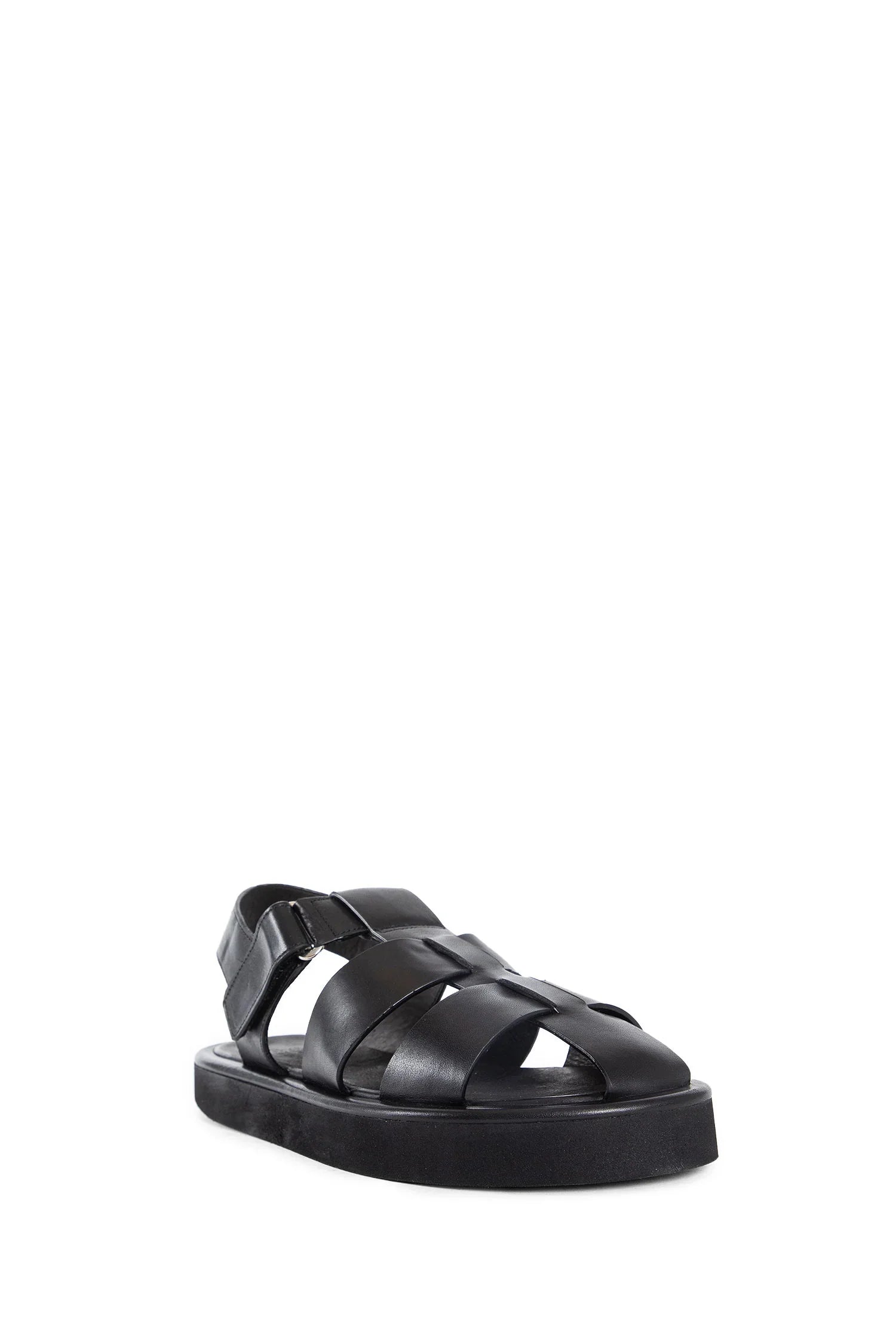 STUDIO NICHOLSON WOMAN BLACK SANDALS & SLIDES - Antonioli.eu