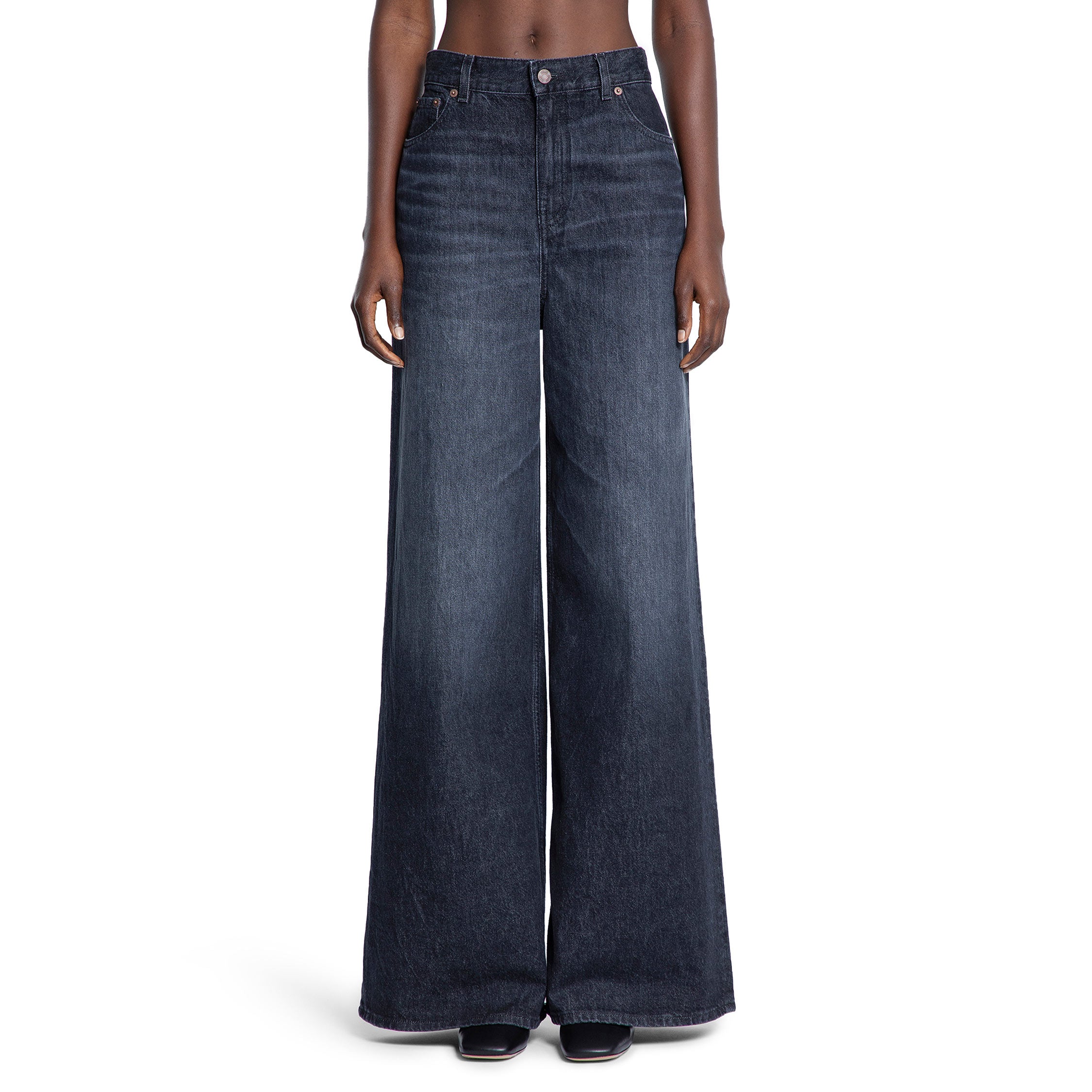 High-Rise Wide-Leg Jeans - Antonioli.eu