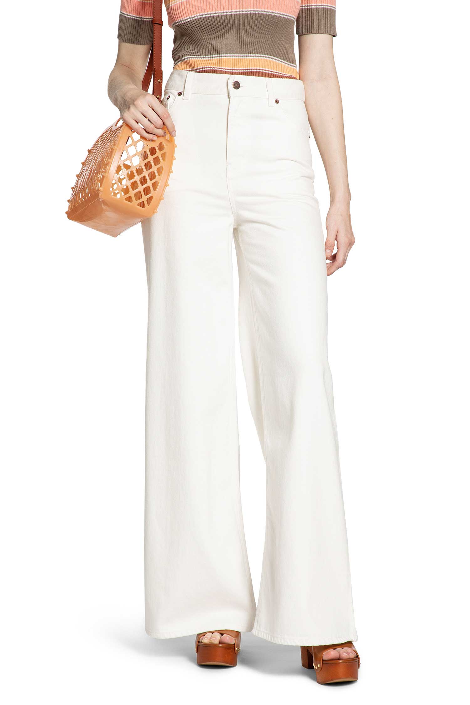 High-Rise Wide Jeans