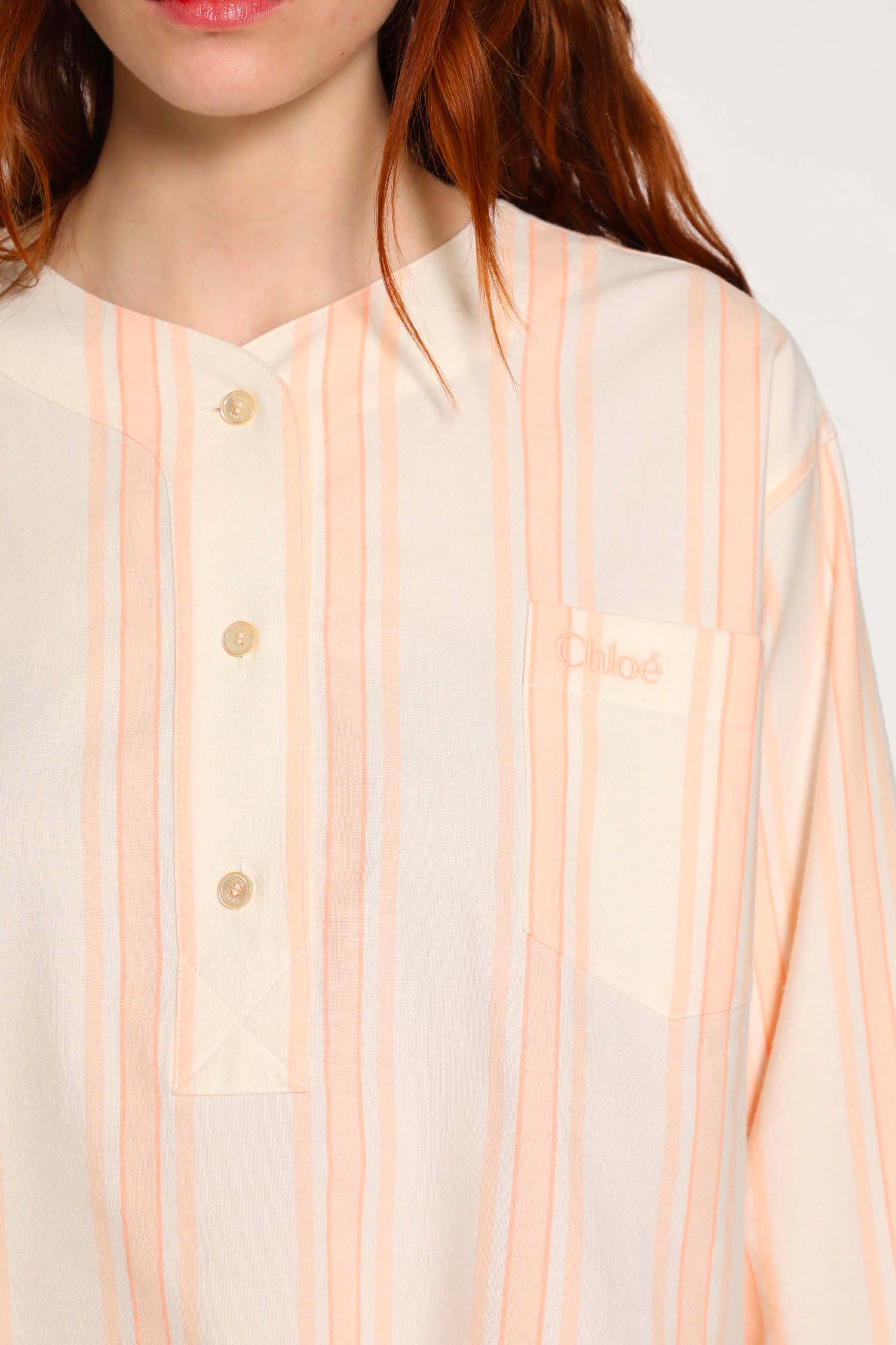 Long Sleeve Crop Top in Cotton