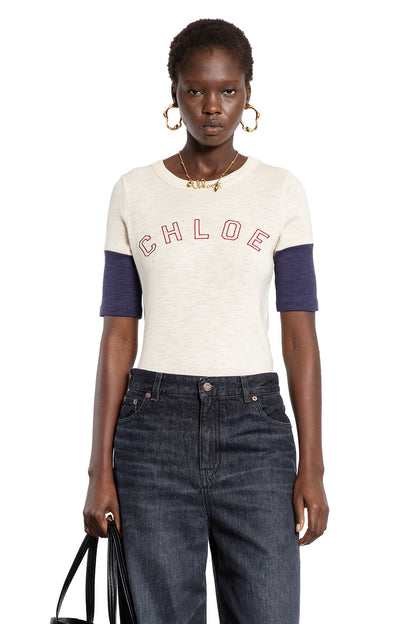 Logo T-Shirt in Flamé Cotton Wool - Antonioli.eu