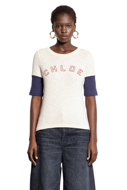 Logo T-Shirt in Flamé Cotton Wool - Antonioli.eu