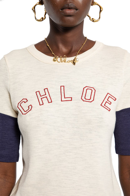 Logo T-Shirt in Flamé Cotton Wool - Antonioli.eu