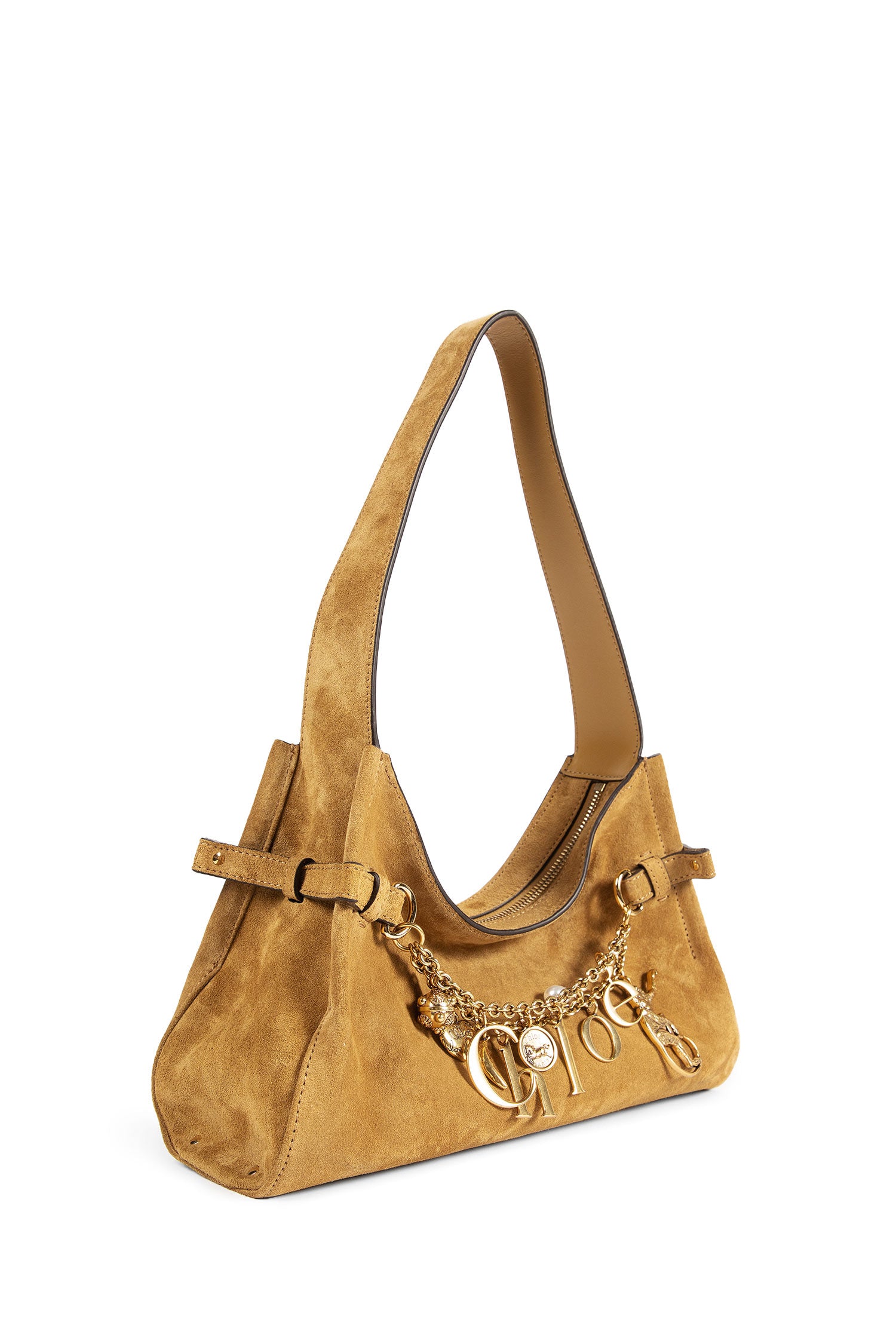 Charms Hobo Bag in Suede