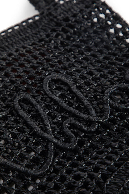 Small Summer Banana Tote Bag in Raffia - Antonioli.eu