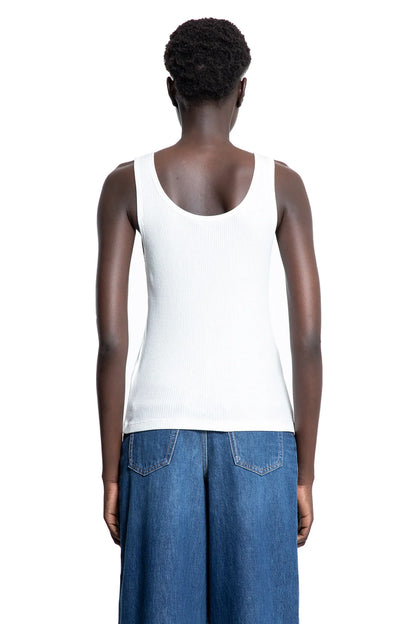 Ribbed Jersey Logo Tank Top - Antonioli.eu