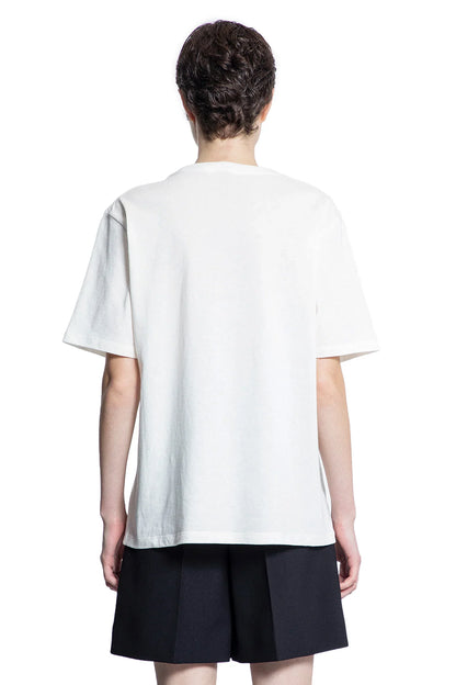 Cotton Jersey Logo Oversize T-Shirt - Antonioli.eu