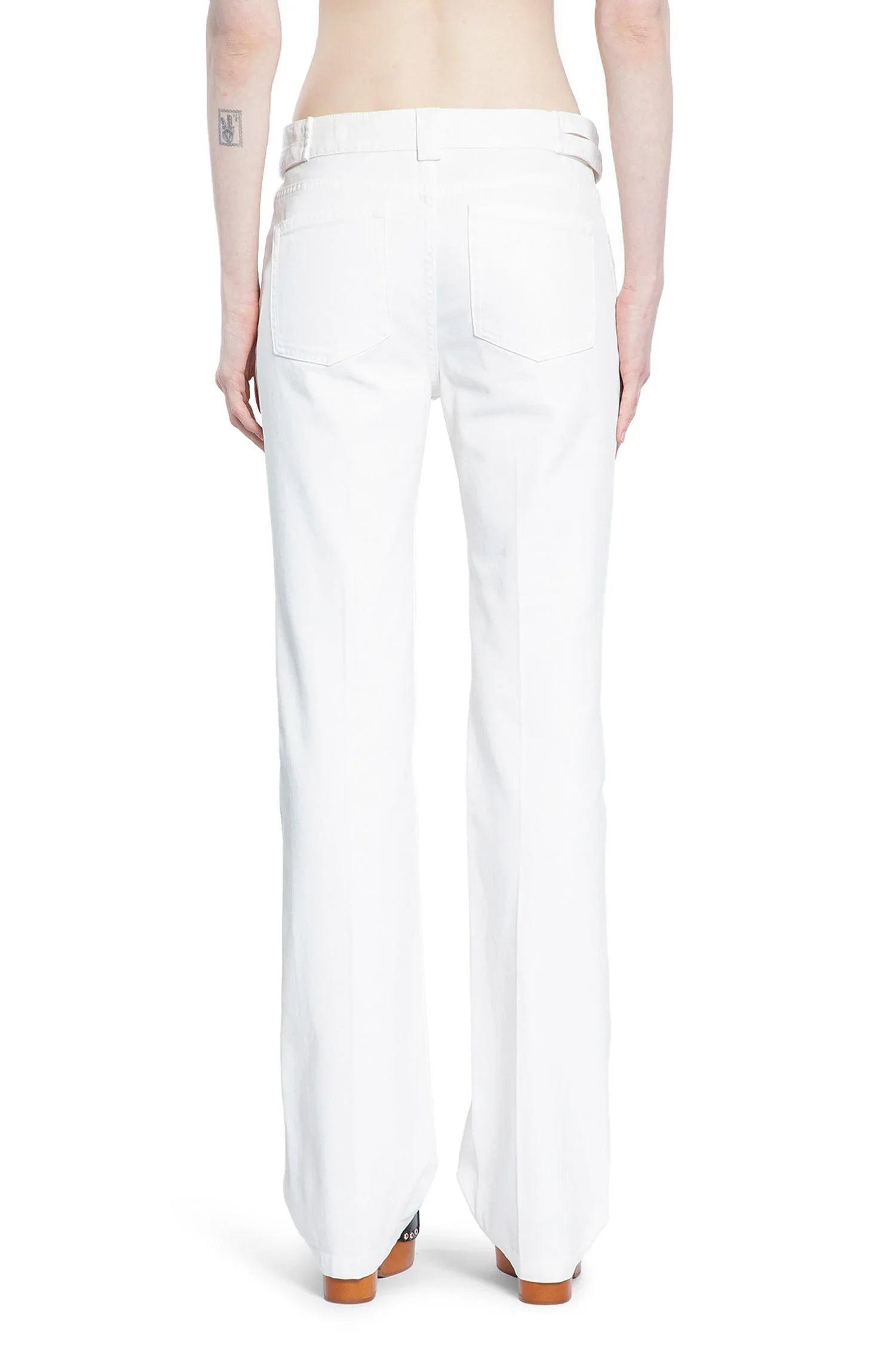 Straight Trousers in Cotton Canvas - Antonioli.eu
