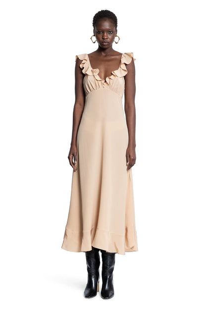 Long Sun Dress in crêpe de chine - Antonioli.eu