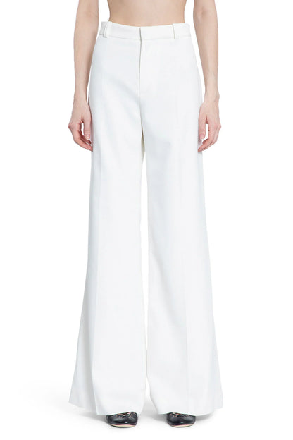 Flared Trousers in Grain De Poudre - Antonioli.eu