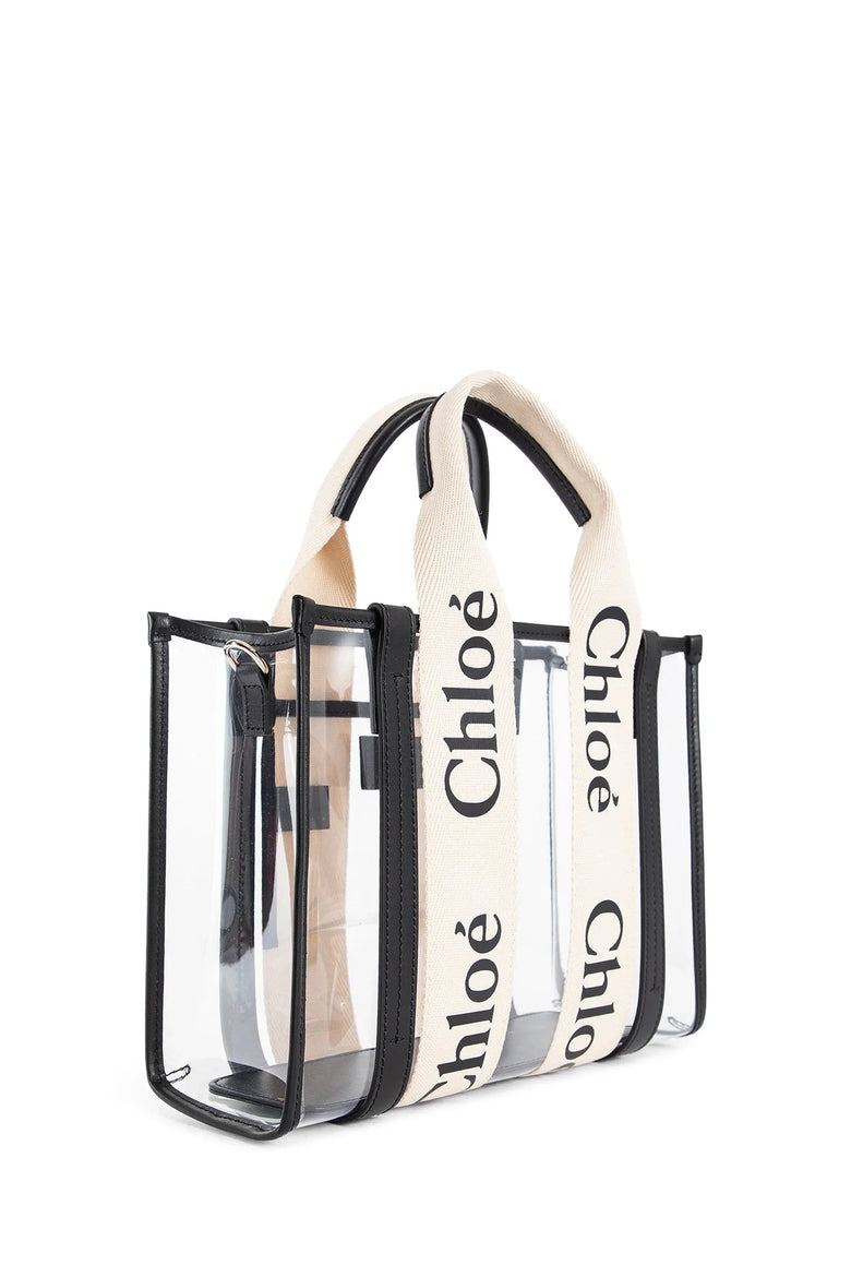 Woody small tote bag in jelly and leather - Antonioli.eu