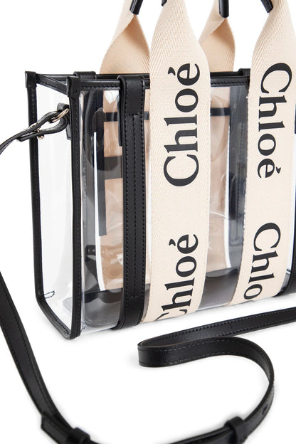 Woody small tote bag in jelly and leather - Antonioli.eu