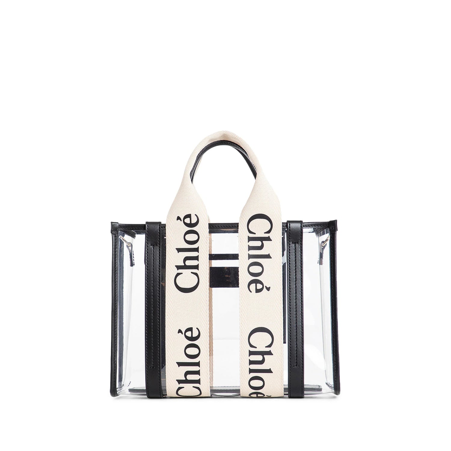 Woody small tote bag in jelly and leather - Antonioli.eu