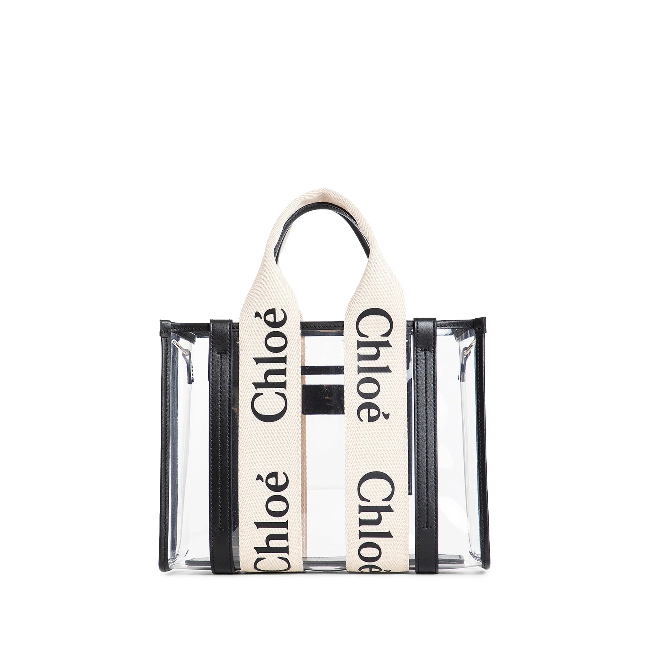 Woody small tote bag in jelly and leather - Antonioli.eu