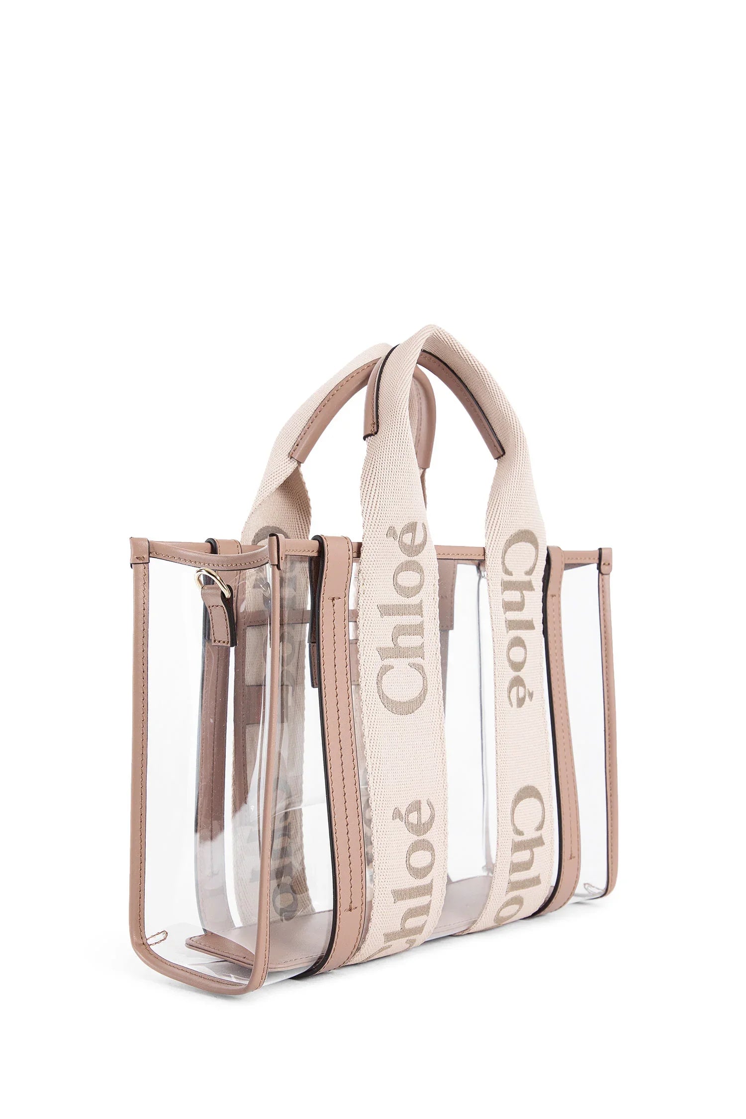 Woody small tote bag in jelly and leather - Antonioli.eu
