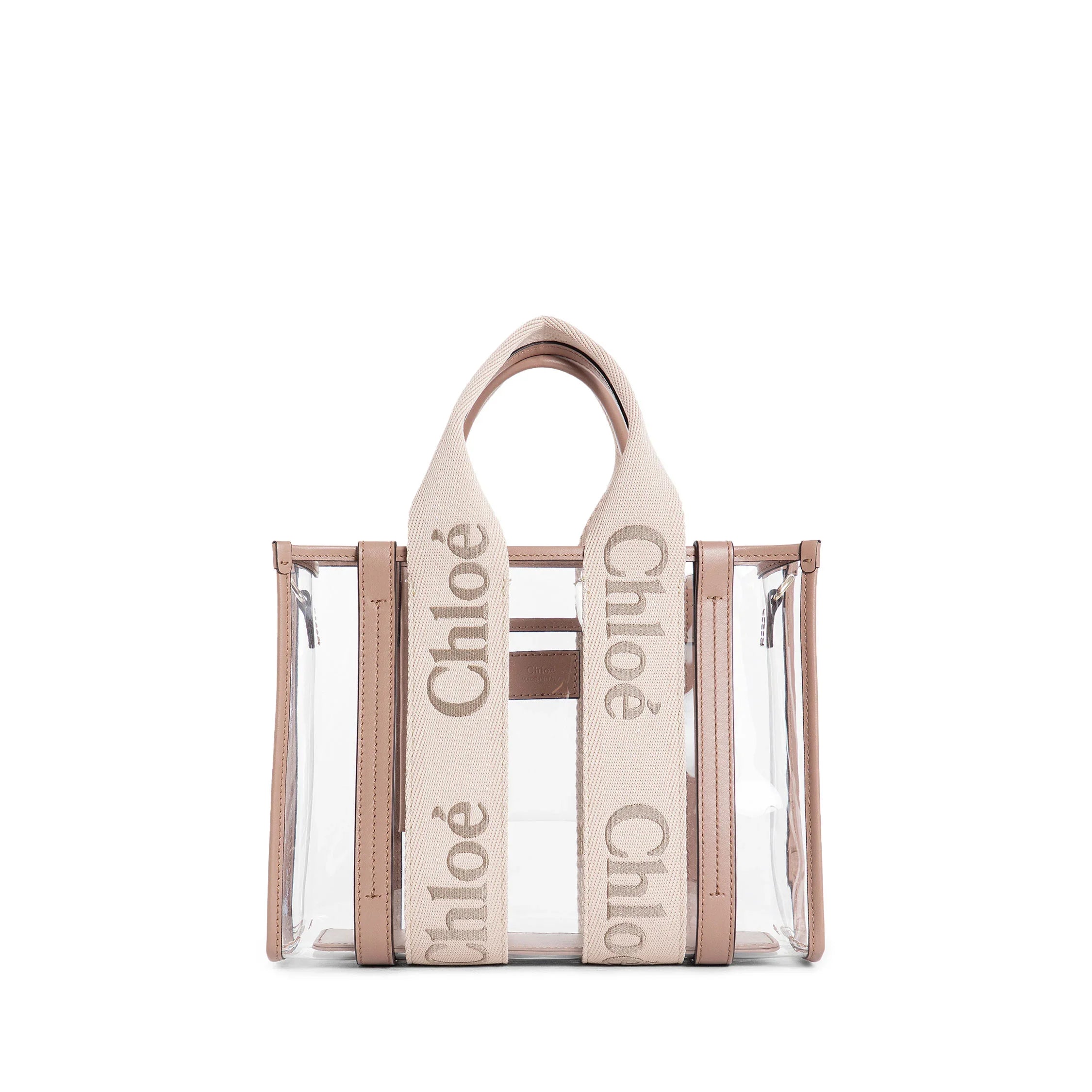 Woody small tote bag in jelly and leather - Antonioli.eu