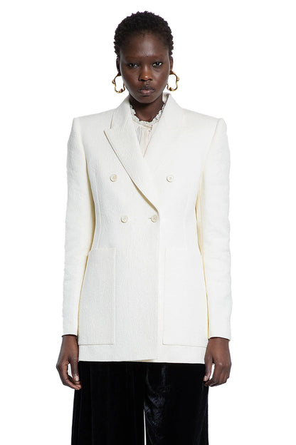 Cotton Nylon Jacquard Tailored Blazer - Antonioli.eu