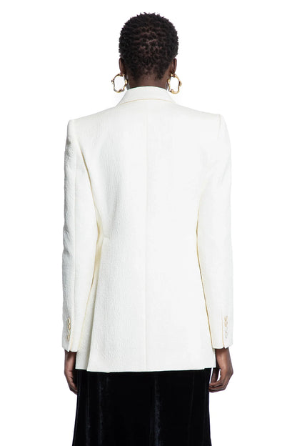 Cotton Nylon Jacquard Tailored Blazer - Antonioli.eu