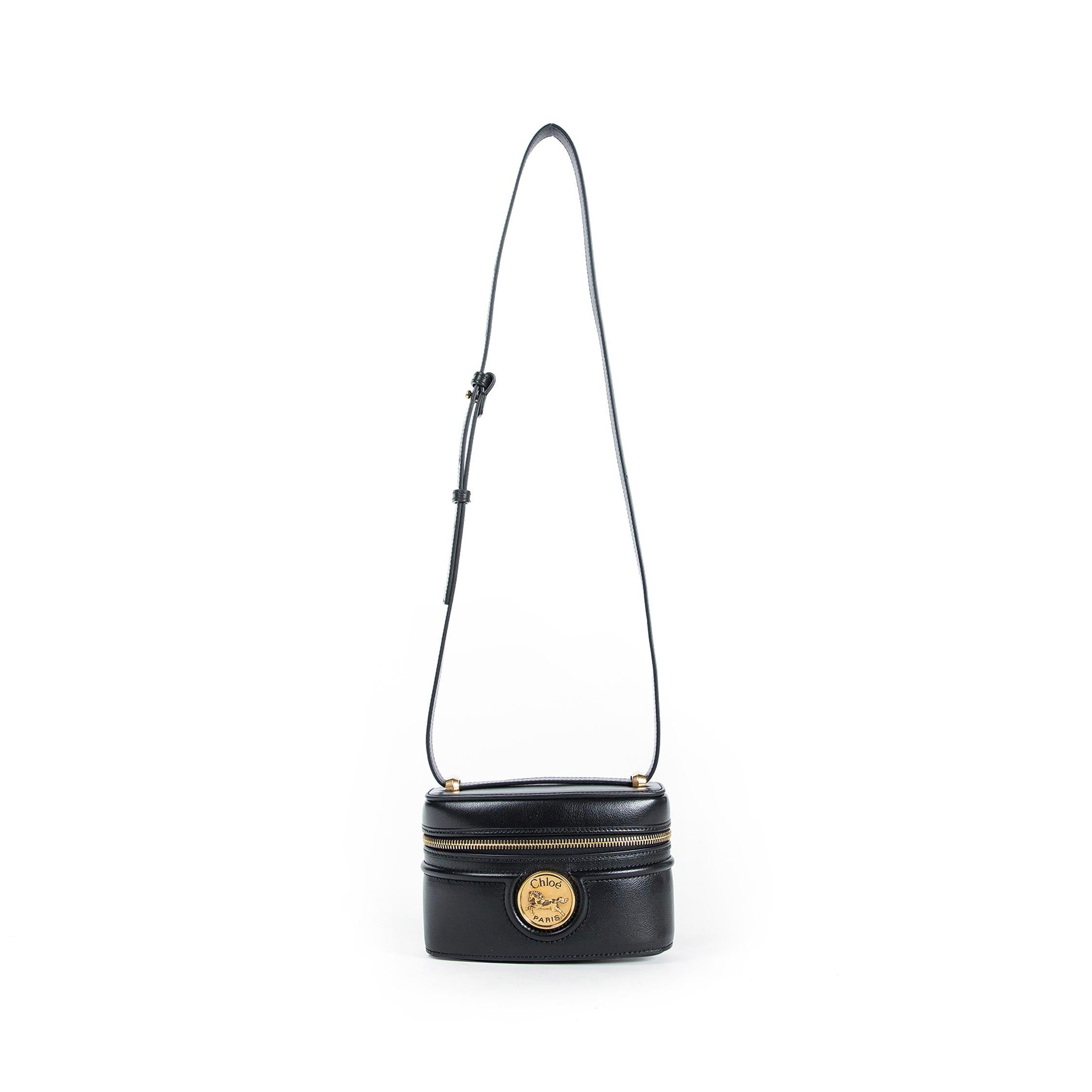 CHLOÉ WOMAN BLACK SHOULDER BAGS