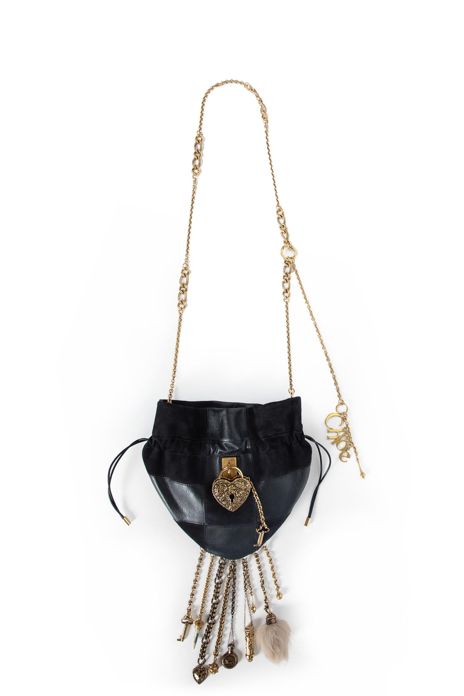 CHLOÉ WOMAN BLACK SHOULDER BAGS