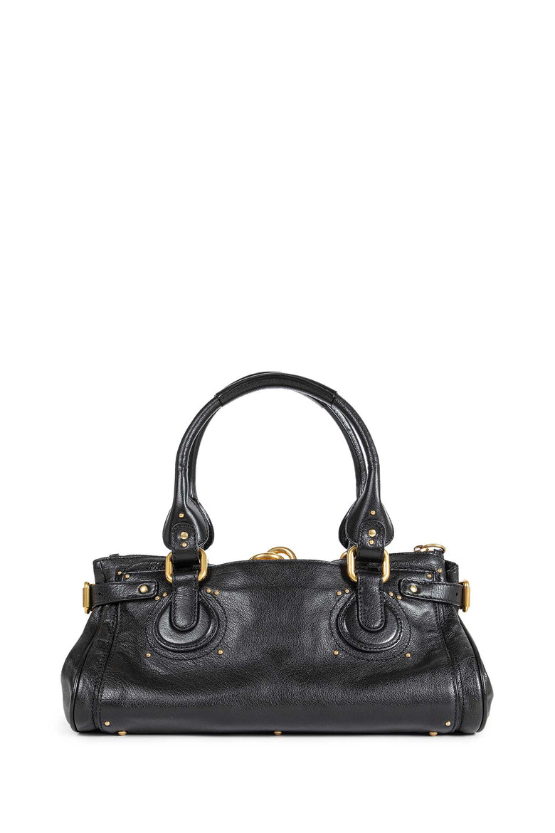 CHLOÉ WOMAN BLACK TOP HANDLE BAGS