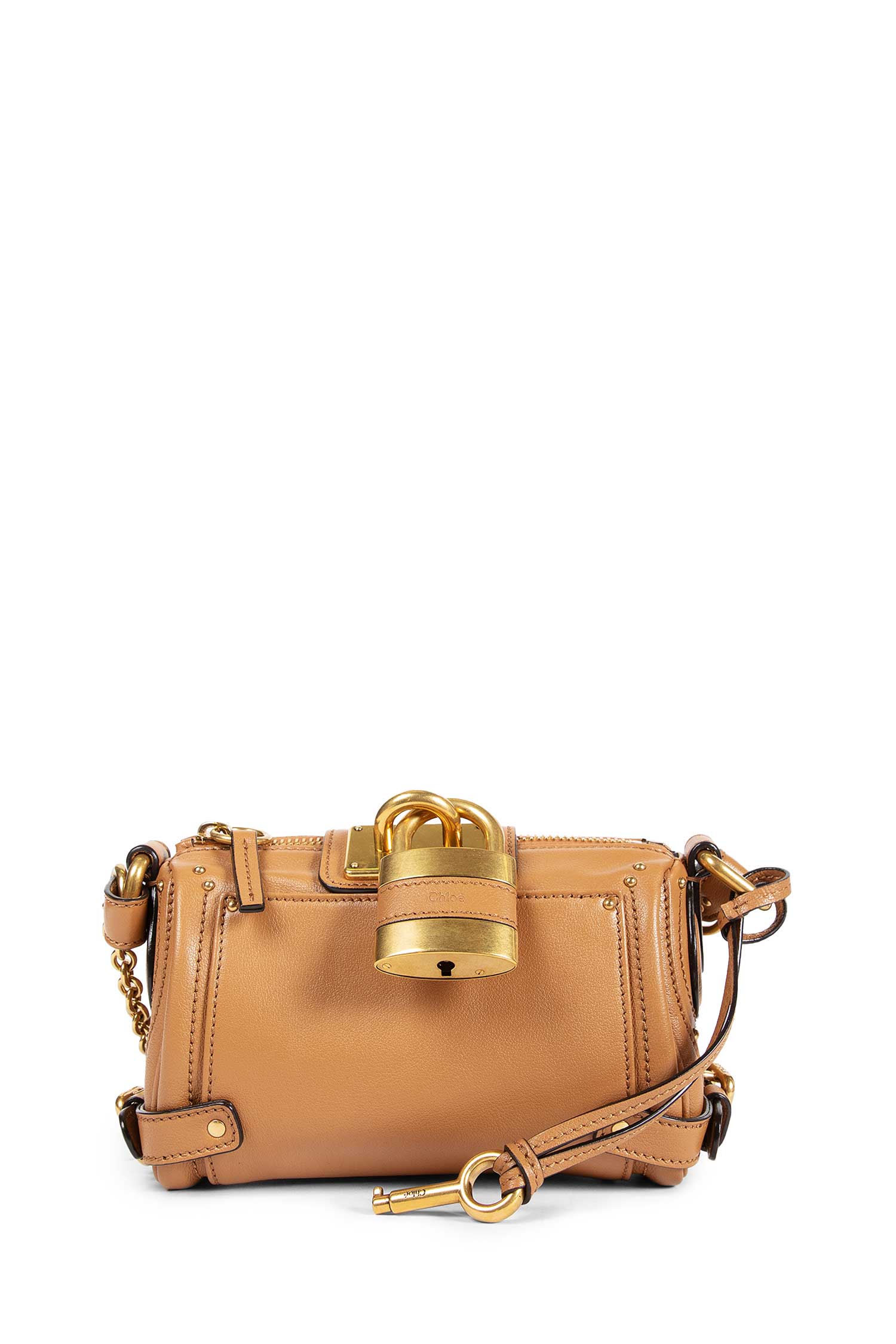 CHLOÉ WOMAN BROWN TOP HANDLE BAGS