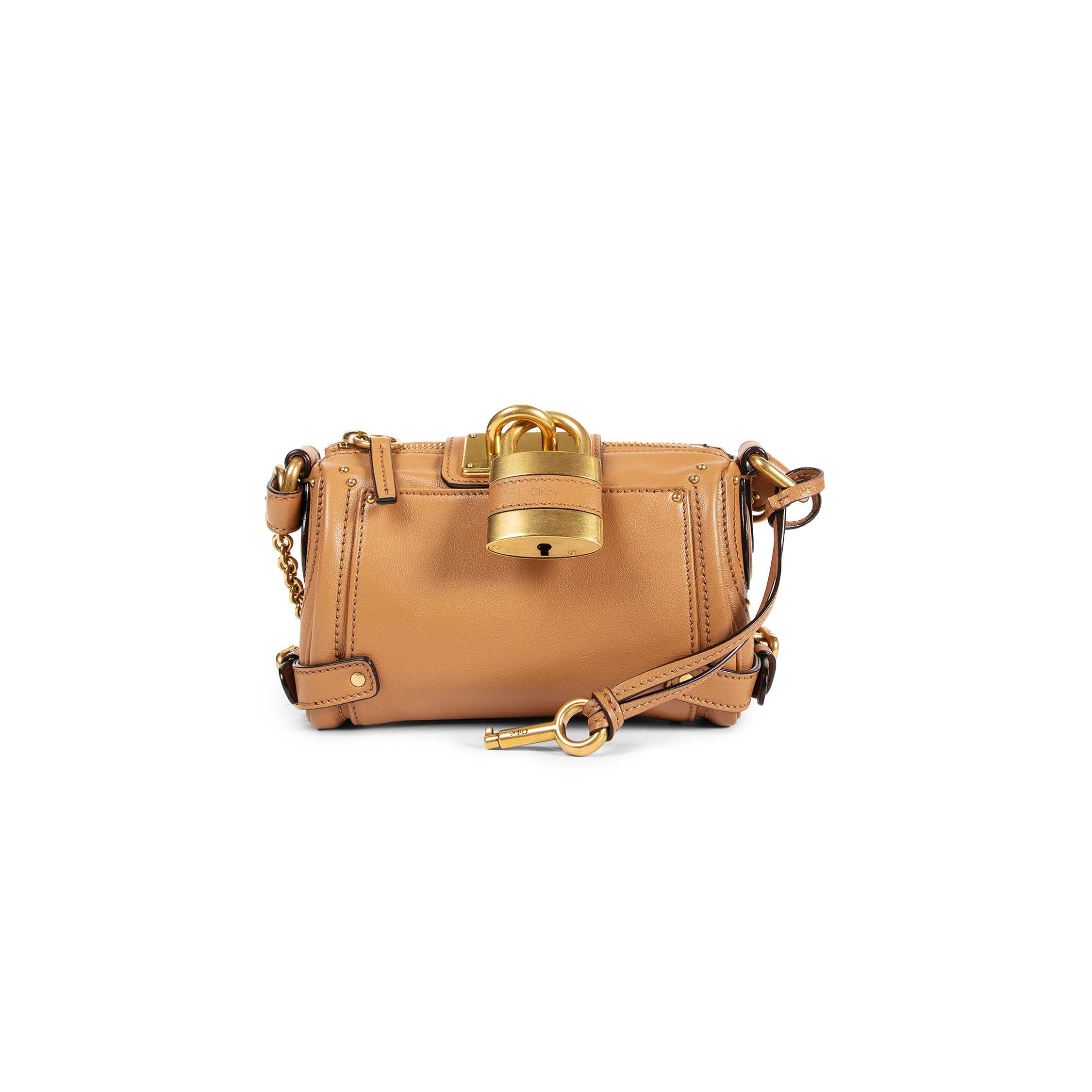 CHLOÉ WOMAN BROWN TOP HANDLE BAGS