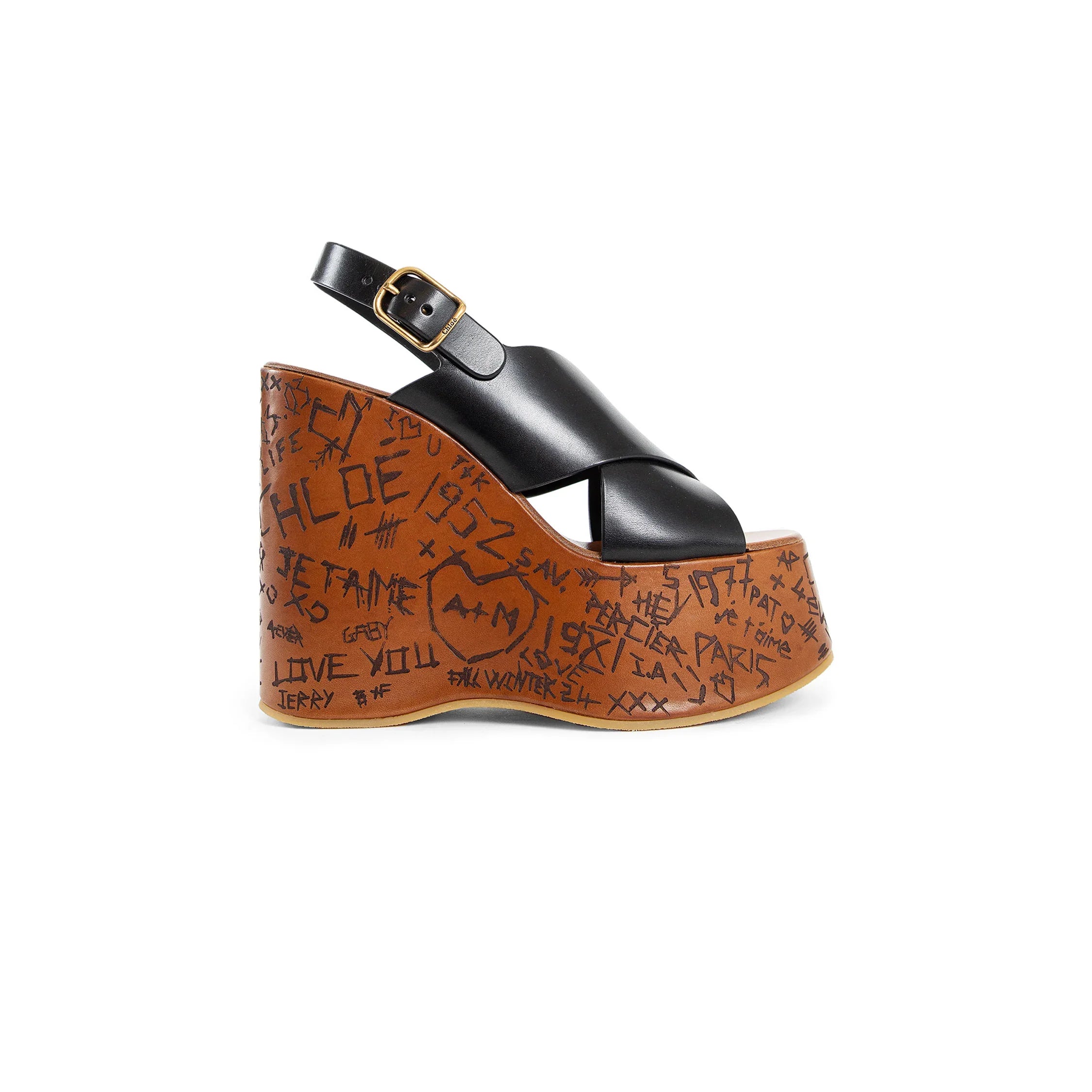 CHLOÉ WOMAN BLACK SANDALS & SLIDES - Antonioli.eu