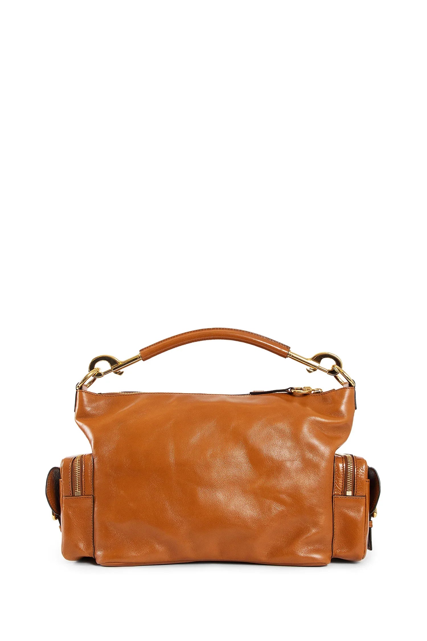 Small camera bag in shiny leather - Antonioli.eu