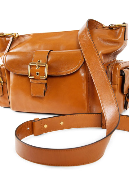 Small camera bag in shiny leather - Antonioli.eu
