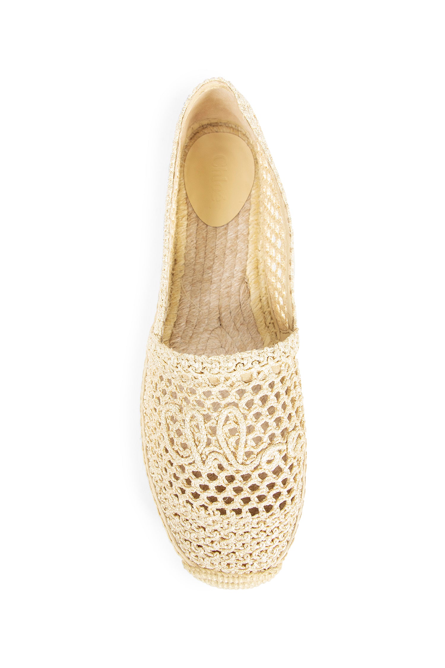 CHLOÉ WOMAN BEIGE FLATS