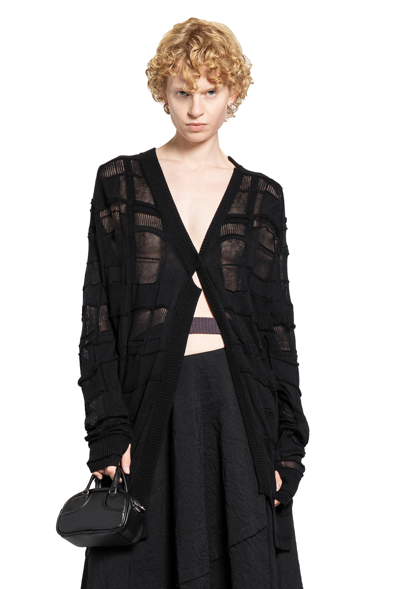 Checked Cardigan - Antonioli.eu