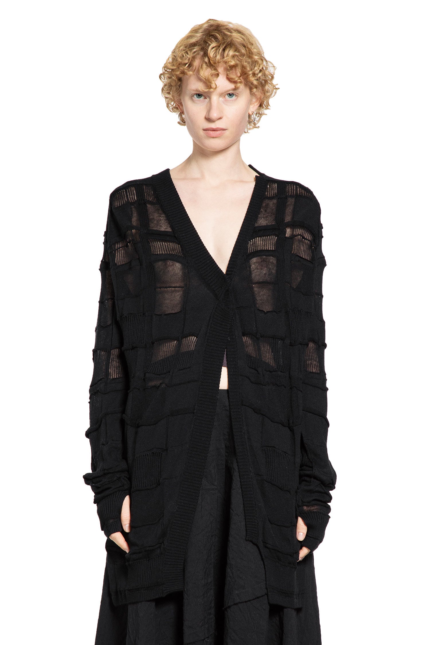 Checked Cardigan - Antonioli.eu