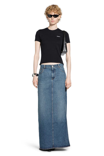 Garter Belt Denim Skirt - Antonioli.eu