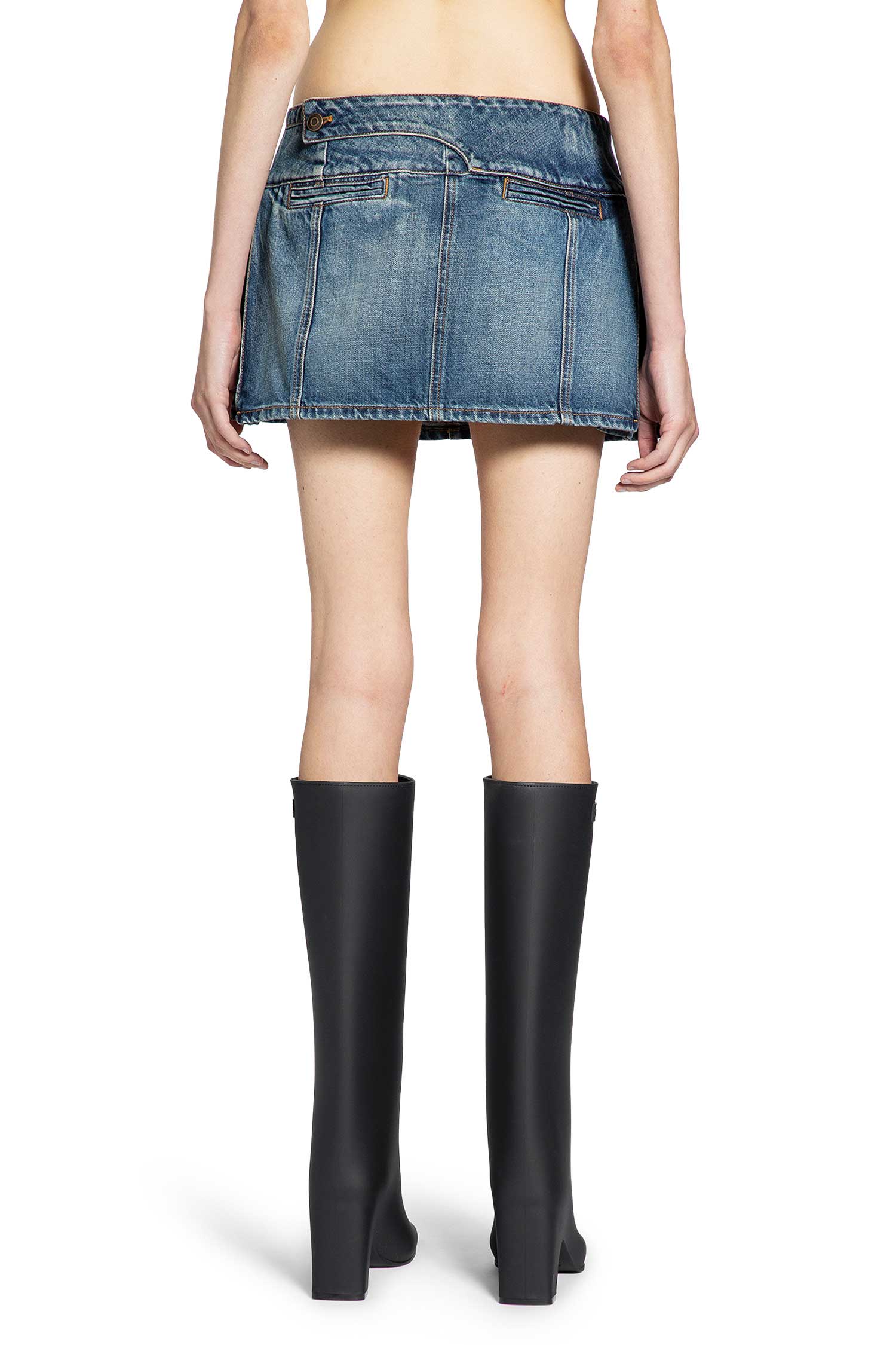 Yoke Denim Skirt - Antonioli.eu