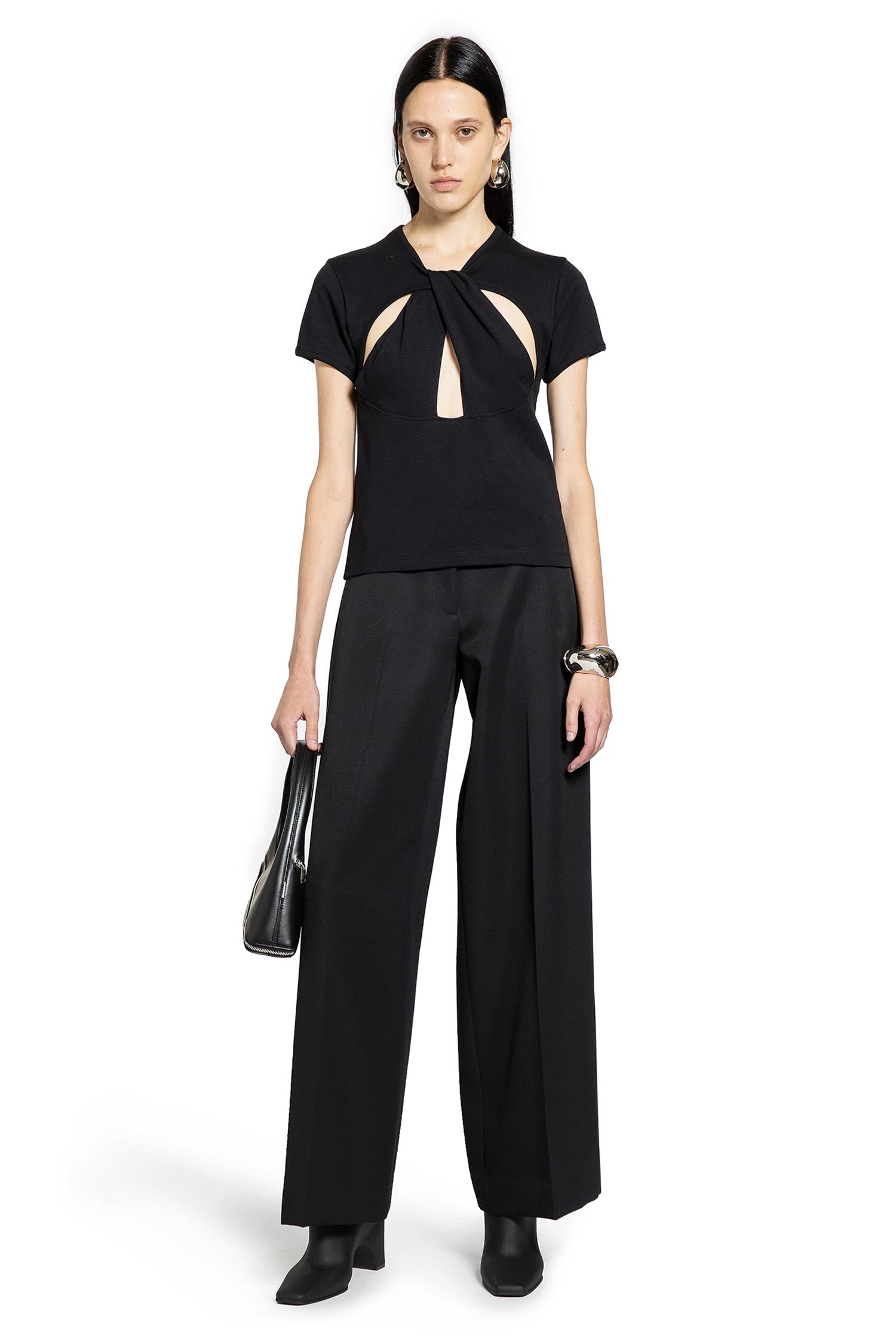 Cut-Out Baby Tee - Antonioli.eu