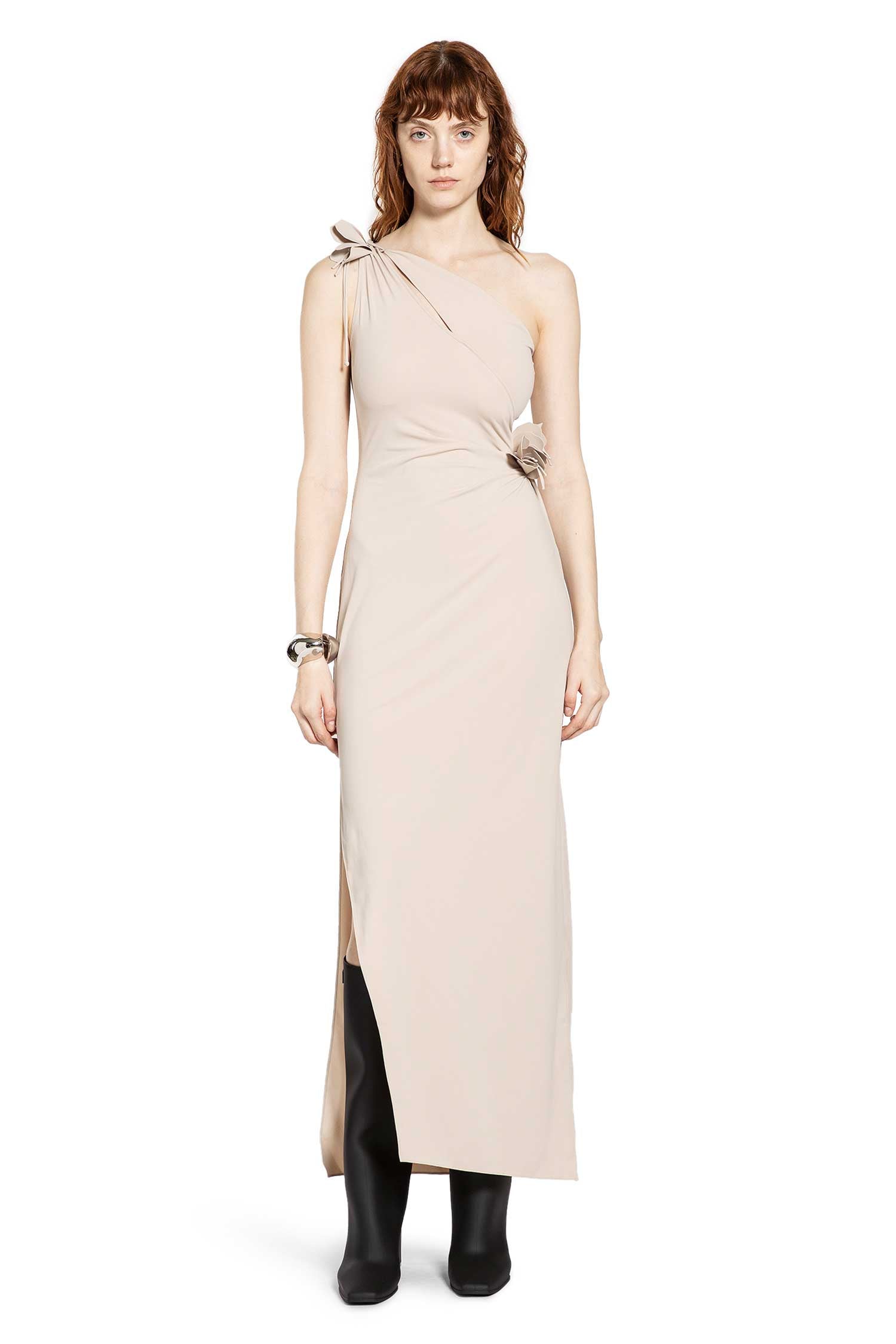 Asymmetric Flower Gown