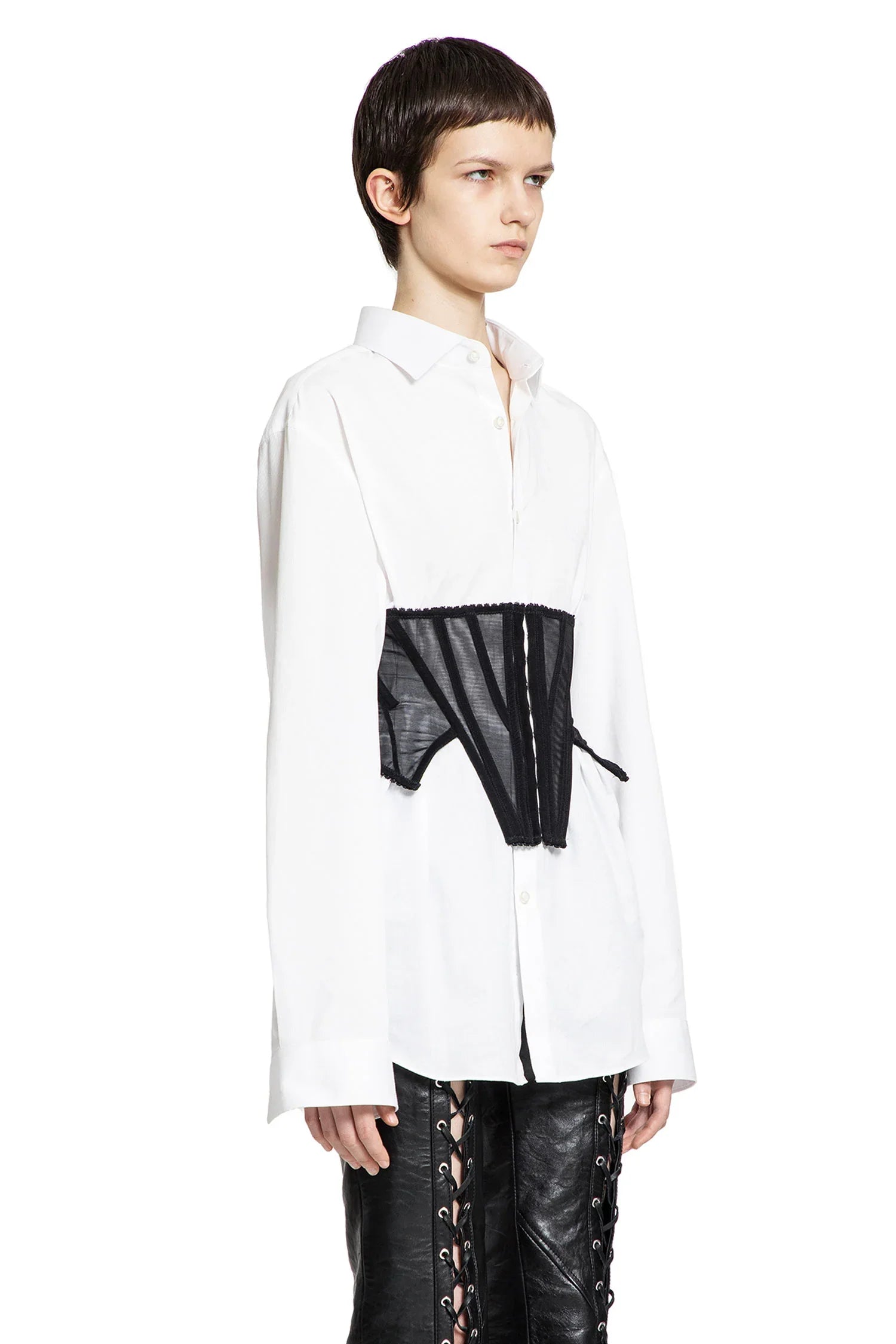 DILARA FINDIKOGLU WOMAN BLACK&WHITE SHIRTS - Antonioli.eu