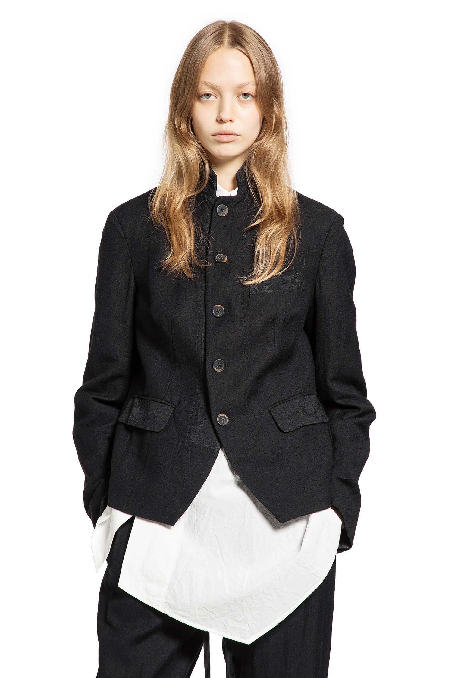 FORME D'EXPRESSION WOMAN BLACK JACKETS