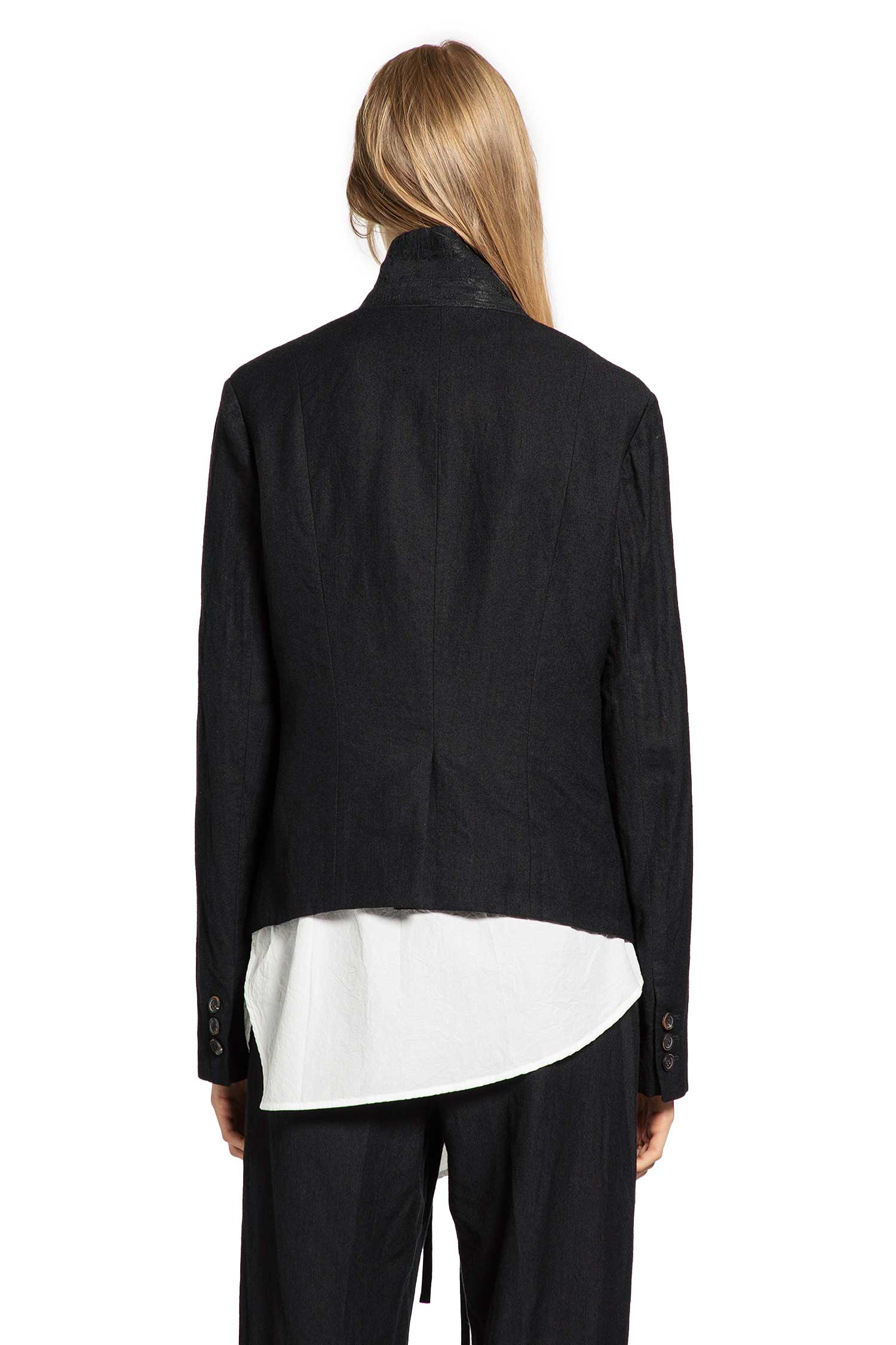 FORME D'EXPRESSION WOMAN BLACK JACKETS