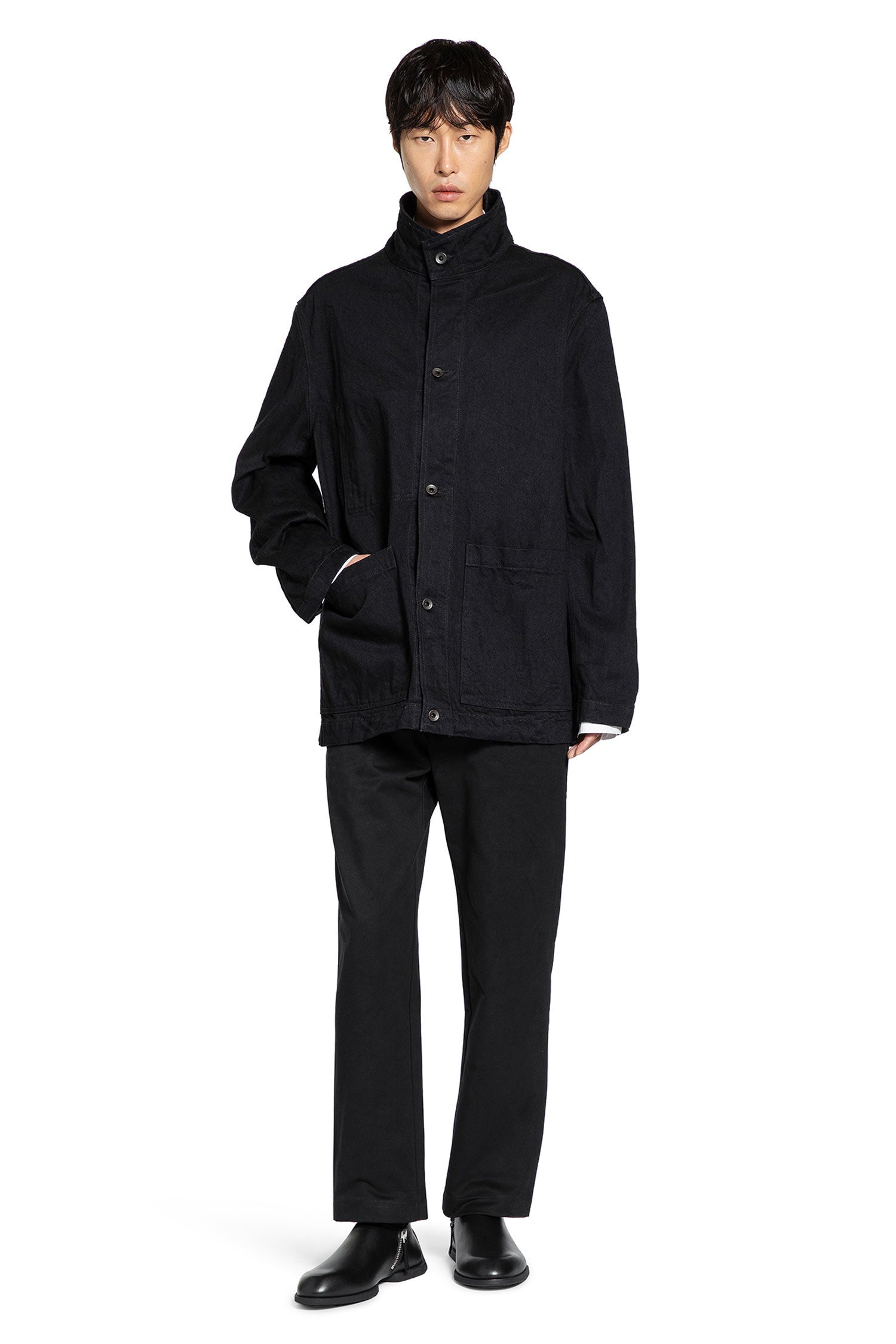 Crinckle Denim Jacket - Antonioli.eu