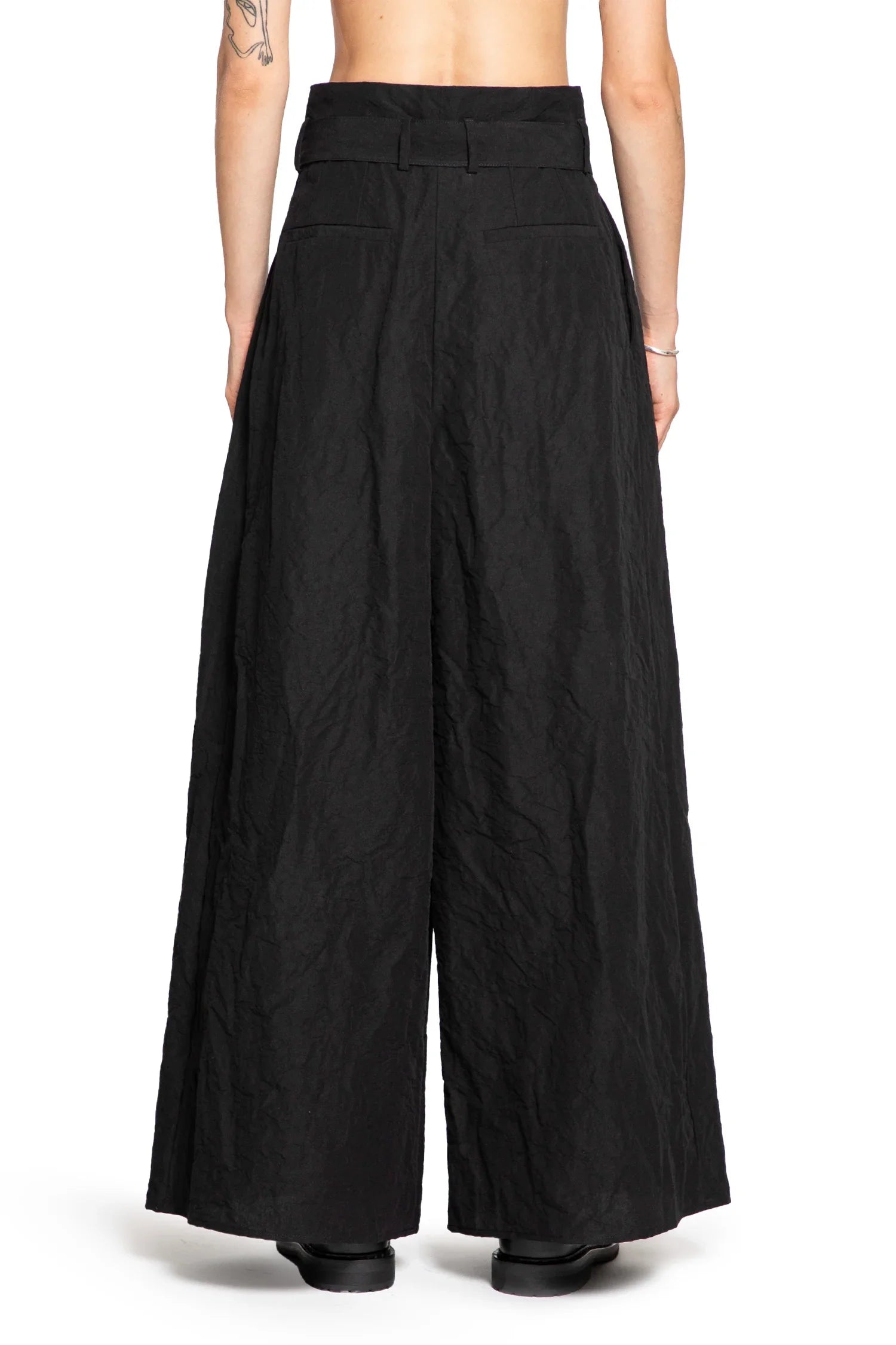 Wide Leg Belted Pants - Antonioli.eu