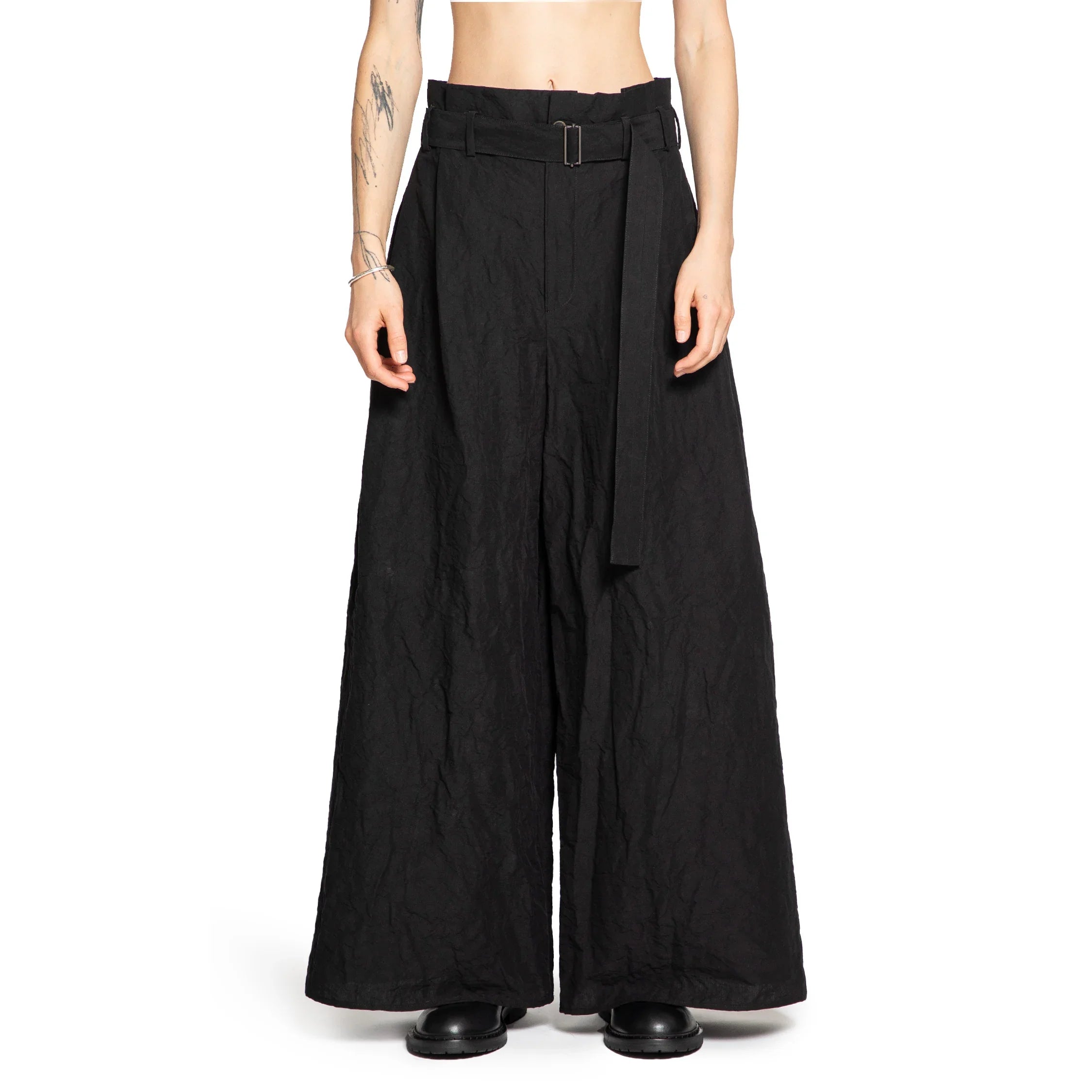 Wide Leg Belted Pants - Antonioli.eu