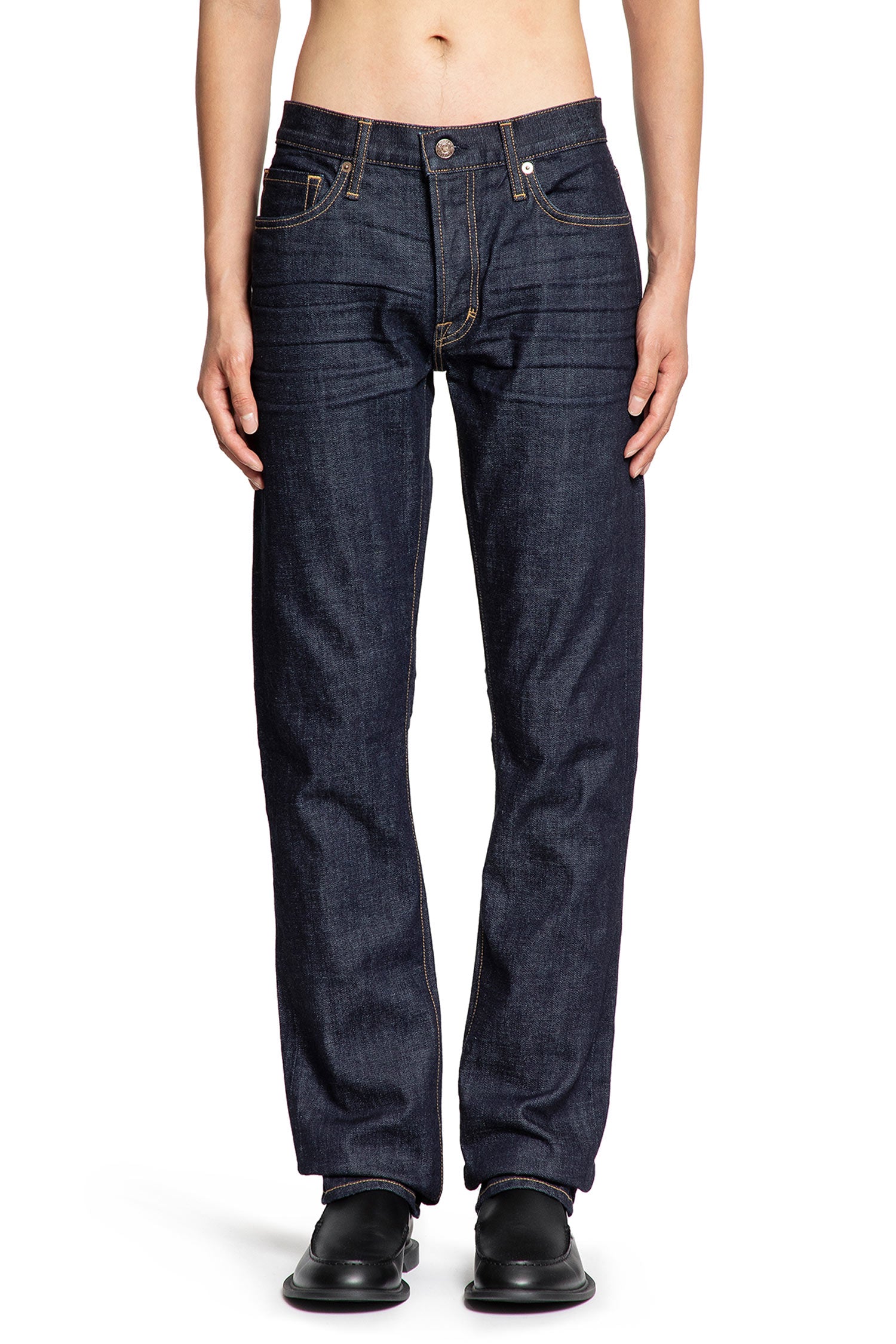 Selvedge Straight Fit Jeans - Antonioli.eu