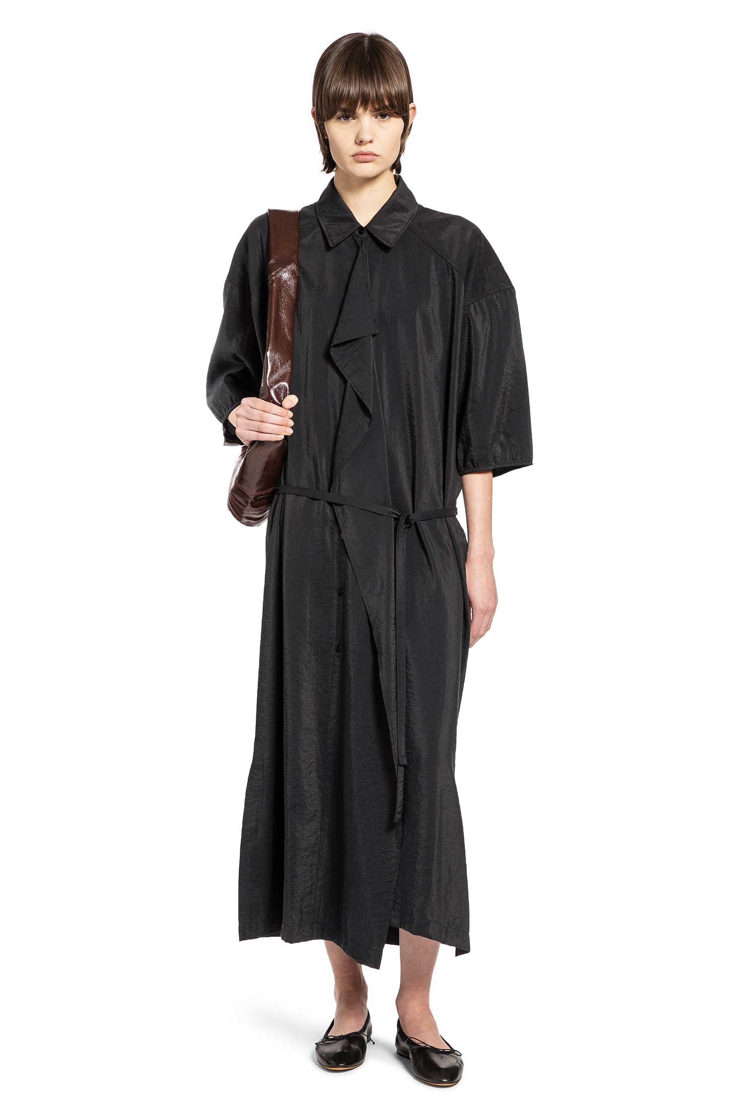 lemaire asymmetrical shirt dress ASYMMETRICAL SHIRT DRESS-38 Nd Lemaire Female main image 0