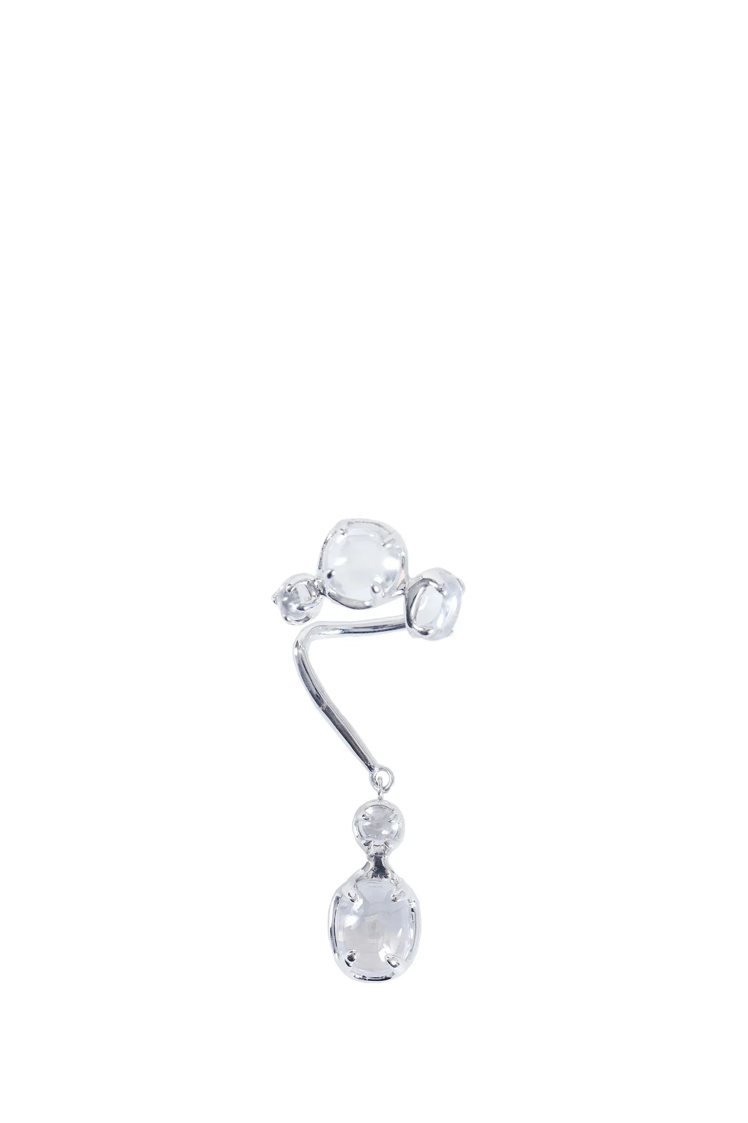 Clear Drip Ear Cuff (Left) - Antonioli.eu