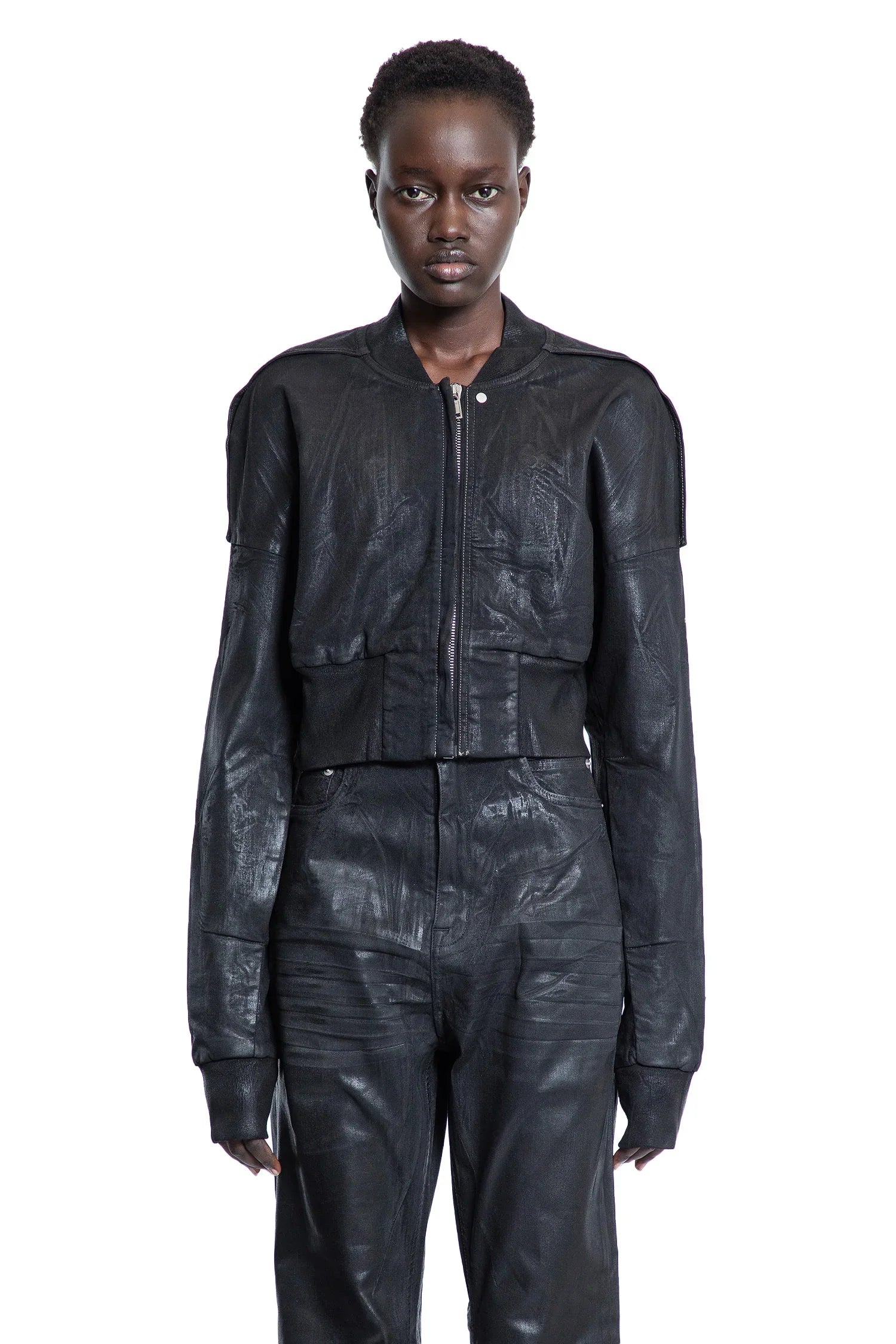 Hollywod Cropped Flight Jacket - Antonioli.eu